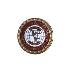 United Rubber Cork Linoleum & Plastic Workers of America URCL & PW of A Pin